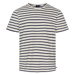Sea ranch 24-7-724-1009-XL Футболка с коротким рукавом Marstal Многоцветный Ecru / SR Navy XL