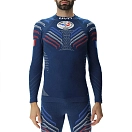 Купить UYN U100389-T023-S/M Базовый слой с длинным рукавом Natyon 3.0 France UW Turtle Neck Голубой France S-M 7ft.ru в интернет магазине Семь Футов