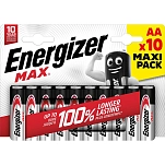 Energizer 437772 щелочная батарея Max Eco LR6 AA 10 Единицы Бесцветный Grey