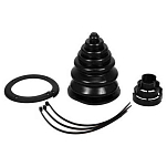 Oem marine CER6816N Комплект сильфонных втулок для быстрого входа Серебристый Black 115 x 135 mm