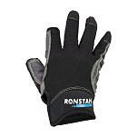 Перчатки спортивные без двух пальцев Ronstan Sticky Race CL740M размер М из Amara черный