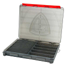 Купить Fox rage NBX018 Compact Rig Storage коробка Серый  Trans Grey L  7ft.ru в интернет магазине Семь Футов