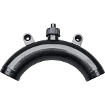 Ocean 43032 Продувочный сифон  Black 38 mm