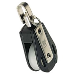 Talamex 65431510 Одинарный блок Hye со стандартным поворотным проушиной Black / White 10 mm