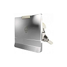 Купить Смеситель Plastimo EZ Water 67583 96х96х71,2мм вырез Ø70мм из хромированной латуни с белым корпусом и квадратной жёсткой крышкой из хромированного АСА-пластика 7ft.ru в интернет магазине Семь Футов