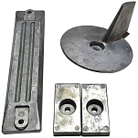 Tecnoseal TENKITHONDABF Honda BF Анодный комплект Серебристый Grey
