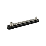 Victron energy nt-1386-nt 2P шина на 20 винтов с крышкой 150A Black / Silver 40x20x10