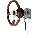Купить Ultraflex 416539 T 71FC Руль Серебристый  Wood / Black / Grey 7ft.ru в интернет магазине Семь Футов