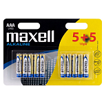 Maxell GD014 10 Lr03 1.5V Щелочные батареи типа АААА Бесцветный Multicolor