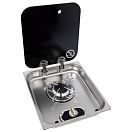 Купить Navy load 2401507 газовая варочная панель с крышкой 1.8Kg Silver / Black 15x30x40 352 x 322 mm 7ft.ru в интернет магазине Семь Футов