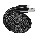 Купить Muvit TGUSC0018 USB-кабель с автоматической обмоткой Micro USB 2.4A 1 M Черный Black 7ft.ru в интернет магазине Семь Футов