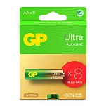 Gp batteries 1244552 Щелочная батарейка 15AU/LR6 8 Единицы Silver