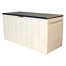Купить Gardiun KRE005270 Top Коробка из смолы для хранения на открытом воздухе 270 л Золотистый Bicolour 117 x 45.5 x 57 cm 7ft.ru в интернет магазине Семь Футов