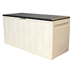 Gardiun KRE005270 Top Коробка из смолы для хранения на открытом воздухе 270 л Золотистый Bicolour 117 x 45.5 x 57 cm