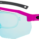 Спортивные очки GOG Argo / Matt Neon Pink-Black / White-Blue Lens, e506-2r