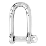 Wichard AC001213 Длинная самоблокирующаяся дужка Серебристый Grey 6 mm