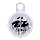 Купить ZunZun 070113 Round Cutted 45g Ассортимент свинца  Silver 2.5 g 7ft.ru в интернет магазине Семь Футов