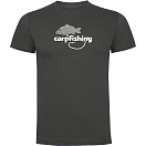 Купить Kruskis CA65500446K038 Футболка с коротким рукавом Carpfishing Серый Dark Grey XL 7ft.ru в интернет магазине Семь Футов