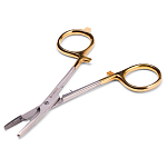 Greys 1593938 Scissor Forceps Straight 5.5´´ Колокол Золотистый Silver