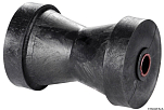 Ролик центральный из чёрного полимера и ПВХ 130 х 80 х 16 мм, Osculati 02.003.00 для лодочных прицепов