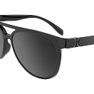 Спортивные очки HILX Valkyrie Shiny Solid Black / Black Mirror Polarized Lens, hvk05301-vkpbk14