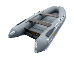 Надувная лодка ПВХ SOLAR-380 К (Оптима), серый SLR380k_opt_grey