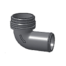 Купить Патрубок соединительный Plastimo 42798 Ø38мм 90° выходной угловой с уплотнительным кольцом для ручных трюмных помп 7ft.ru в интернет магазине Семь Футов