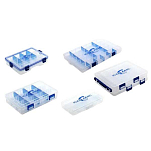Colmic SC419 коробка для мелких деталей 95 Multi 8 Clear 9.5 x 6.5 x 2.6 cm