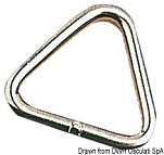 Кольцо треугольное для сезней 5 x 45 мм, Osculati 39.600.01