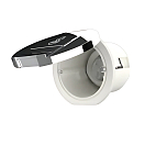 Купить Ниша для душа Plastimo EZ Water 67310 резьба 3/4" вырез Ø70мм без коннектора с входом для пресной воды с круглой крышкой из белого АСА-пластика 7ft.ru в интернет магазине Семь Футов