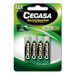 Cegasa 104373 HR03 800mAh Аккумуляторы 4 Единицы Зеленый Grey / Green