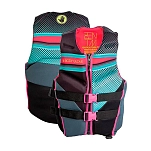 Body glove 297-23324YAQUPNK Спасательный жилет Phantom Evoprene Многоцветный Aqua / Pink 50-90 Lbs