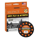 Traper fly 98904 Леска для нахлыста Silence Dry Fly&Nymph Floating 27.5 m Orange Line 6