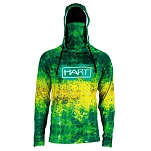 Hart XHTROM Базовый слой с длинным рукавом Tropic Green / Yellow / Camo M