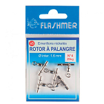 Flashmer RO10 Rotor A Palangre Вертлюги Серебристый Grey 1/0 