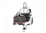 SPRENGER S Mainsheet Block with Swivel, Becket and Cleat / 10 mm / needle bearing 44585-bvs
