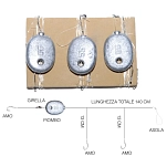 Sele 421055 связанный крючок 14 m  Grey 8