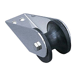 Oem marine MR559028 Фиксированный ролик из нержавеющей стали Grey / Black 280 mm