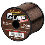 Gamakatsu 005110-00024-00000-00 G-Line Element Мононить 2270 м Коричневый Dark Brown 0.240 mm 