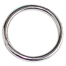 Купить Nantong five-wood 5050480 Кольцо из нержавеющей стали Серебристый Silver 5 x 30 mm  7ft.ru в интернет магазине Семь Футов