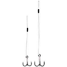 Купить Westin T58-038-113 Add-It Braided Stinger Связанные Крючки 80 mm Серебристый Silver / Black 6  7ft.ru в интернет магазине Семь Футов