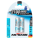 Купить Ansmann 5030992 1x2 MaxE NiMH Перезаряжаемый Mignon AA 2100 мАч Аккумуляторы Серебристый Silver 7ft.ru в интернет магазине Семь Футов