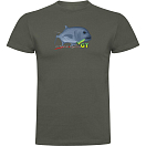 Kruskis CA65500638K044 Футболка с коротким рукавом GT Extreme Fishing Зеленый Dark Army Green 3XL