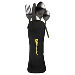 Ridgemonkey RM-DLX-CS244 Набор столовых приборов DLX Four Pack Silver / Black
