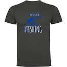 Купить Kruskis CA65500346C419 Футболка с коротким рукавом Life Is Better Fishing Dark Grey L 7ft.ru в интернет магазине Семь Футов