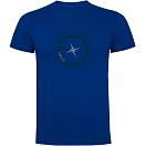 Купить Kruskis CA65500505C063 Футболка с коротким рукавом Compass Голубой Royal Blue 2XL 7ft.ru в интернет магазине Семь Футов