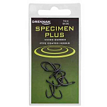 Drennan HESPPM002 Specimen Plus MBarbed Крючки С Одним Глазком Черный 2 