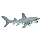Купить Safari ltd S275029 Great White Shark 3 Фигура Серый  Grey From 3 Years  7ft.ru в интернет магазине Семь Футов