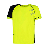 Rock experience REMT01711-C734-L Базовый слой с коротким рукавом Daisuke Желтый Safety Yellow / Caviar L