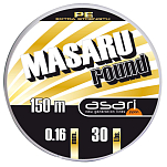 Asari LAMR15020 Masaru Round 150 M Линия Черный  Black 0.200 mm 